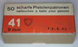 GER: Pistolenpatrone 03 (7.65mm Pist Pat 03), Jahrgang 13. Mai 1954