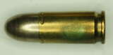 GER: Pistolenpatrone 41 (9mm Pist Pat 41), Jahrgang 1978, welche sich jahrelang in einem Magazin einer Pistole 49 (SIG P210) befand.