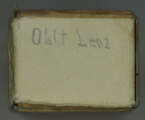 GER: Pistolenpatrone 41 (9mm Pist Pat 41), Taschenmunition, Jahrgang 11.3.1957, Rang und Name des Besitzers (Oberleutnant Lenz)