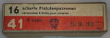 GER: Pistolenpatrone 03 (7.65mm Pist Pat 03), Jahrgang 5. September 1955