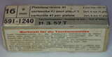 GER: Pistolenpatrone 41 (9mm Pist Pat 41), Taschenmunition, Jahrgang 11.3.1957