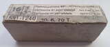 GER: Pistolenpatrone 41 (9mm Pist Pat 41), Jahrgang 1970