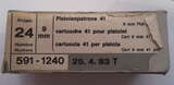 GER: Pistolenpatrone 41 (9mm Pist Pat 41), Jahrgang 1983