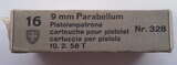 GER: Pistolenpatrone 41 (9mm Pist Pat 41), Jahrgang 1958