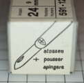 GER: Pistolenpatrone 41 (9mm Pist Pat 41), 24 Schuss Schachtel, Jahrgang 8.12.1982