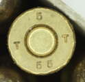 GER: Pistolenpatrone 41 (9mm Pist Pat 41), Jahrgang Mai 1955, verpackt in einer Packung à 16 Schuss mit Jahrgang 15. November 1955