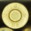 GER: Pistolenpatrone 41 (9mm Pist Pat 41), Jahrgang Juni 1952, war in 50 Schuss Schachtel mit Jahrgang 2.10.1952 verpackt.