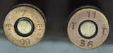 GER: Links: Blinde Gew. Patrone 03 (Bl 7.5mm GP03), Jahrgang 1909
Rechts: Blinde Patrone GP11 (7,5 mm bl GP11), Jahrgang 1936