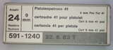 GER: Pistolenpatrone 41 (9mm Pist Pat 41), Jahrgang 22. Juni 1983, Packung à 24 Schuss